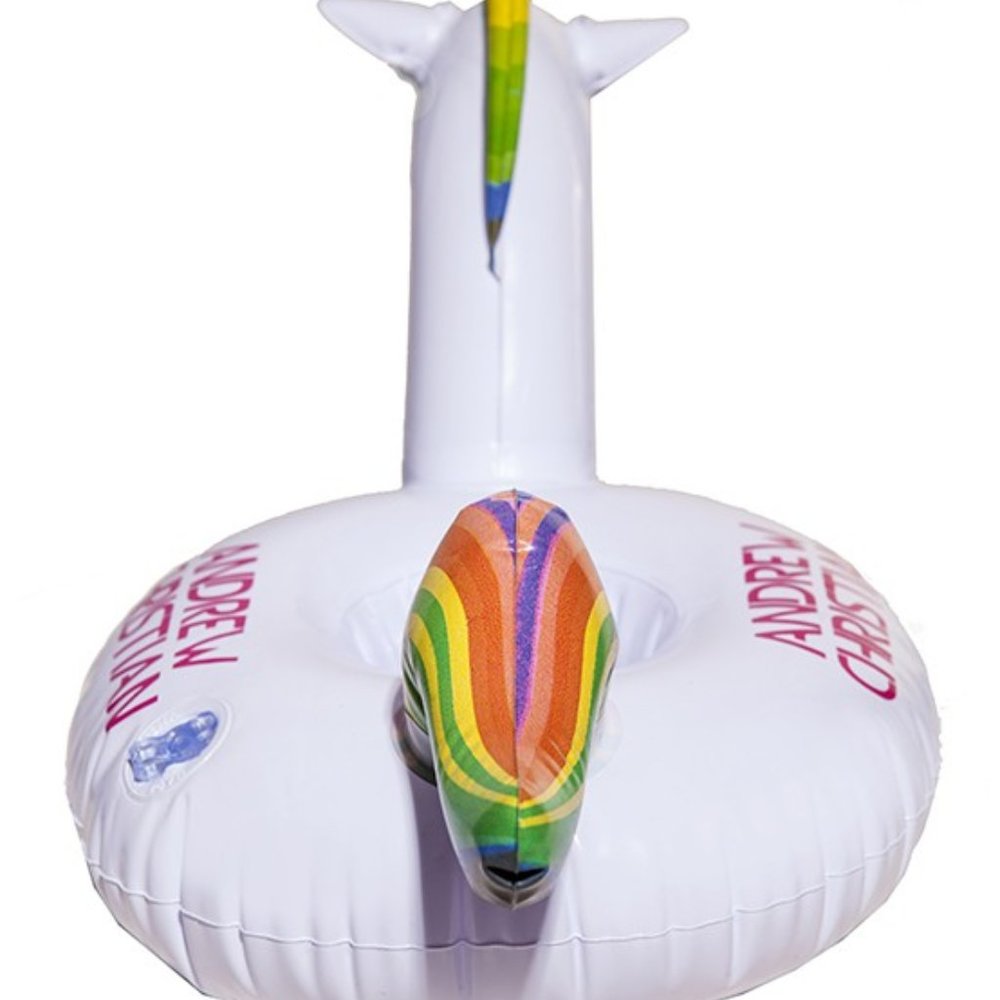 Andrew Christian Unicorn Pool Drink Holder NWTπ©²π - Picture 5 of 13